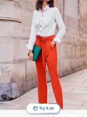 Boden Melina paperbag trouser, 8R